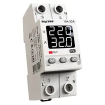 РЕЛЕ DIGITOP VА-32A M2W ЗА ЗАЩИТА ОТ НАПРЕЖЕНИЕ С КОНТРОЛ НА ТОКА И ТЕРМОЗАЩИТА