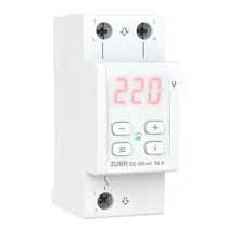 ZUBR D2-50 RED РЕЛЕ ЗА СЛЕДЕНЕ, КОНТРОЛ И ЗА ЗАЩИТА ОТ НАПРЕЖЕНИЕ С ТЕРМОЗАЩИТА