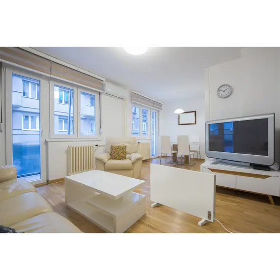 TERMOPLAZA STP 900 GEN 2 ИНФРАЧЕРВЕН ОТОПЛИТЕЛЕН ПАНЕЛ КОНВЕКТОР ДО 10-25M², 900ВТ, БЯЛ, С ПРОГРАМИРУЕМ ЕЛЕКТРОНЕН ТЕРМОРЕГУЛАТОР
